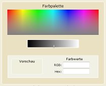 Farbpalette mit JavaScript
